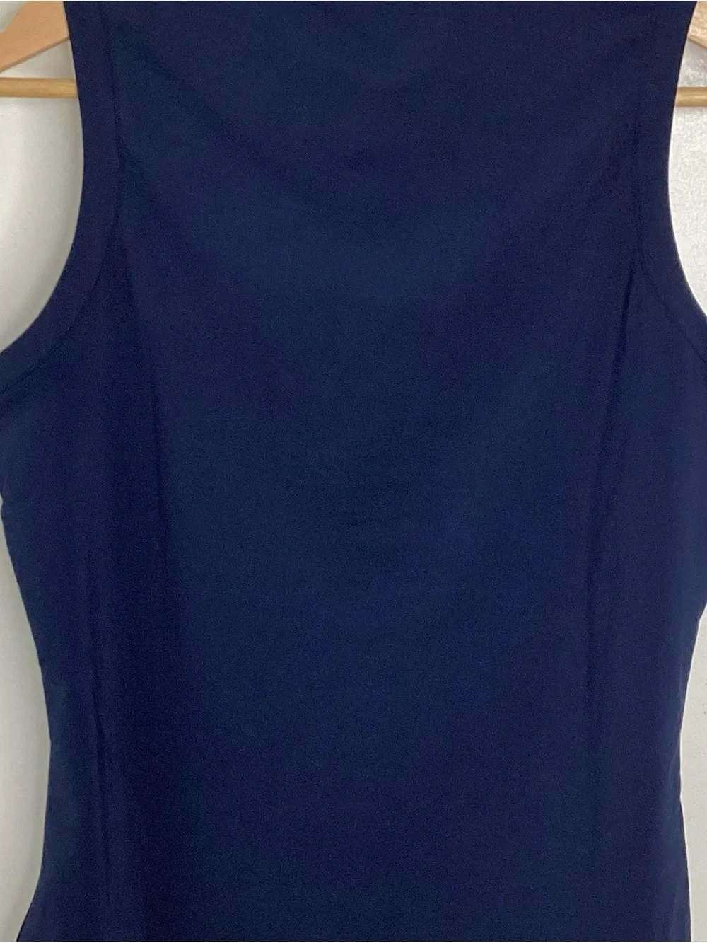 adidas Navy Sleeveless Polo Tank Top S - Picture 7 of 10